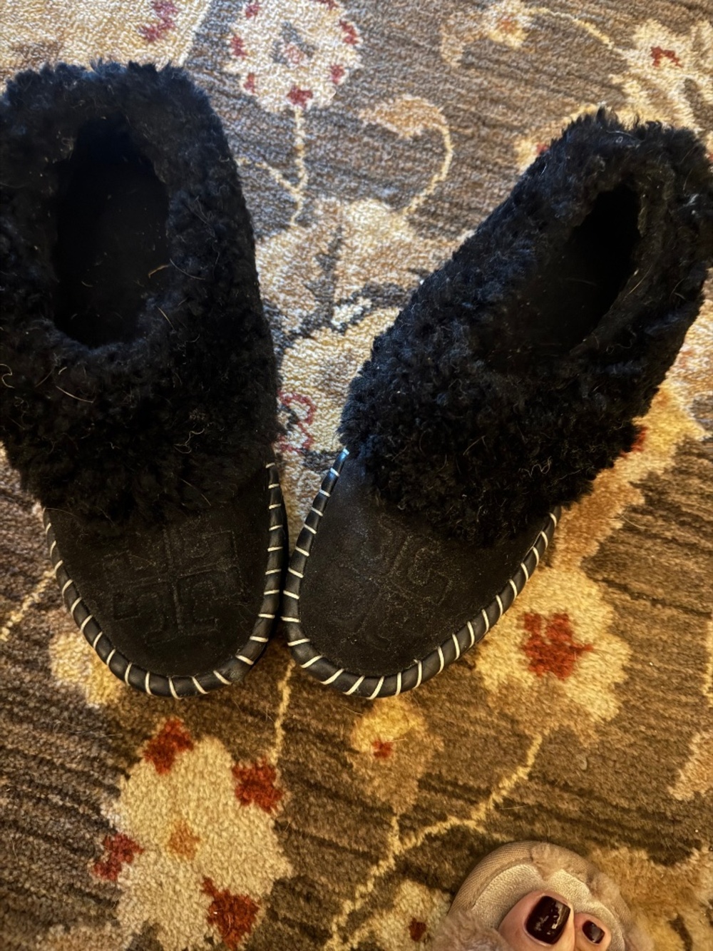 Tory Burch Shearling Lined Moccasins